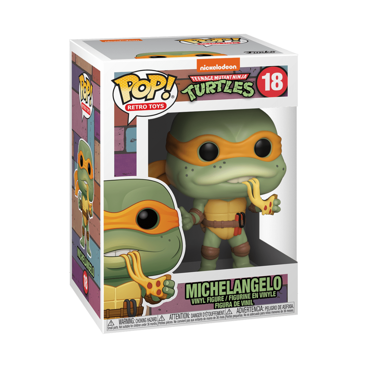 FUNKO POP VINYL: TMNT - MICHELANGELO 889698514330
