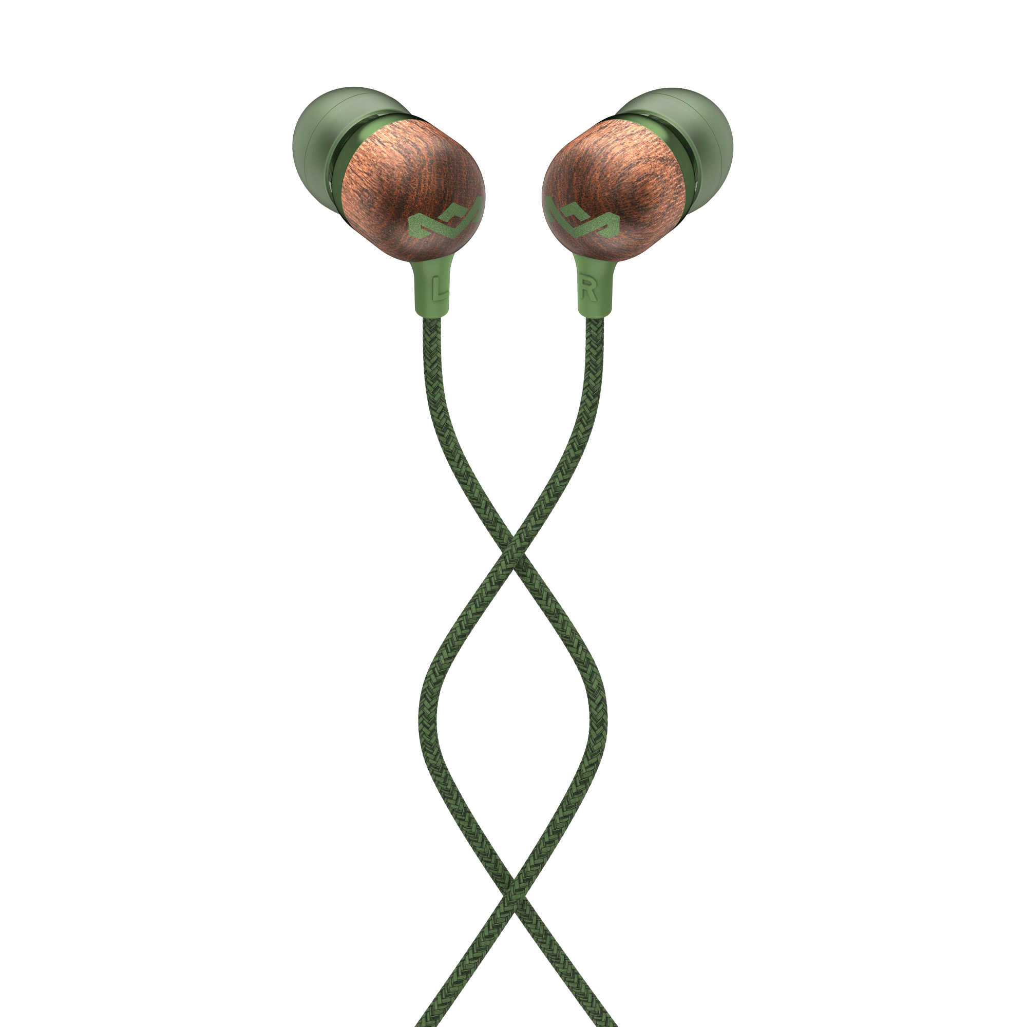 HOUSE OF MARLEY SMILE JAMAICA GREEN IN-EAR HEADPHONES 846885010327
