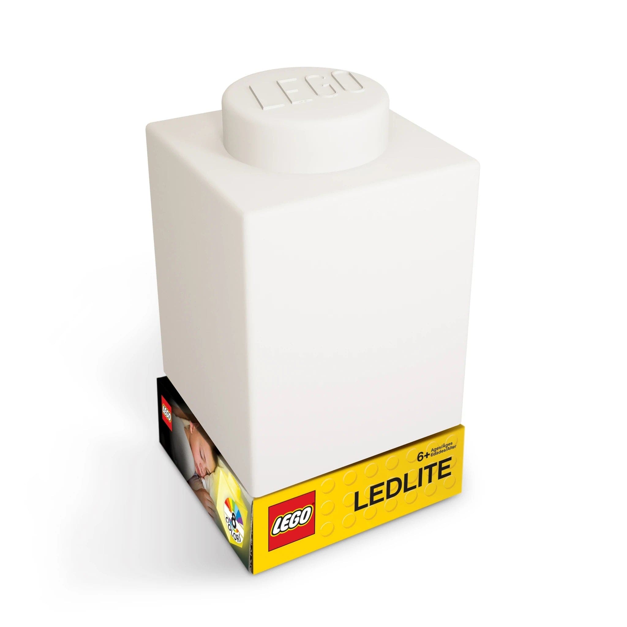 LEGO SILCONE LED NIGHTLIGHTS WHITE NOČNA LUČKA 4895028525552