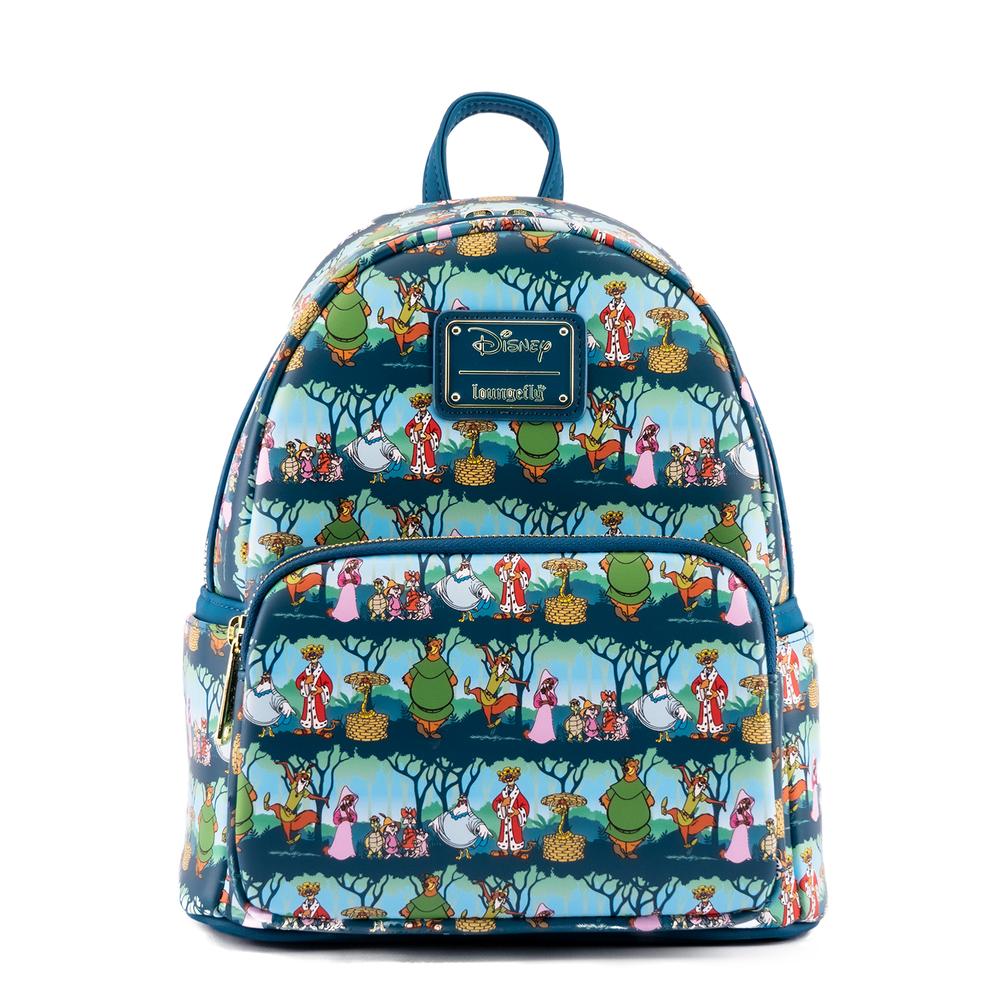 LOUNGEFLY DISNEY ROBIN HOOD SHERWOOD AOP MINI NAHRBTNIK 671803386723