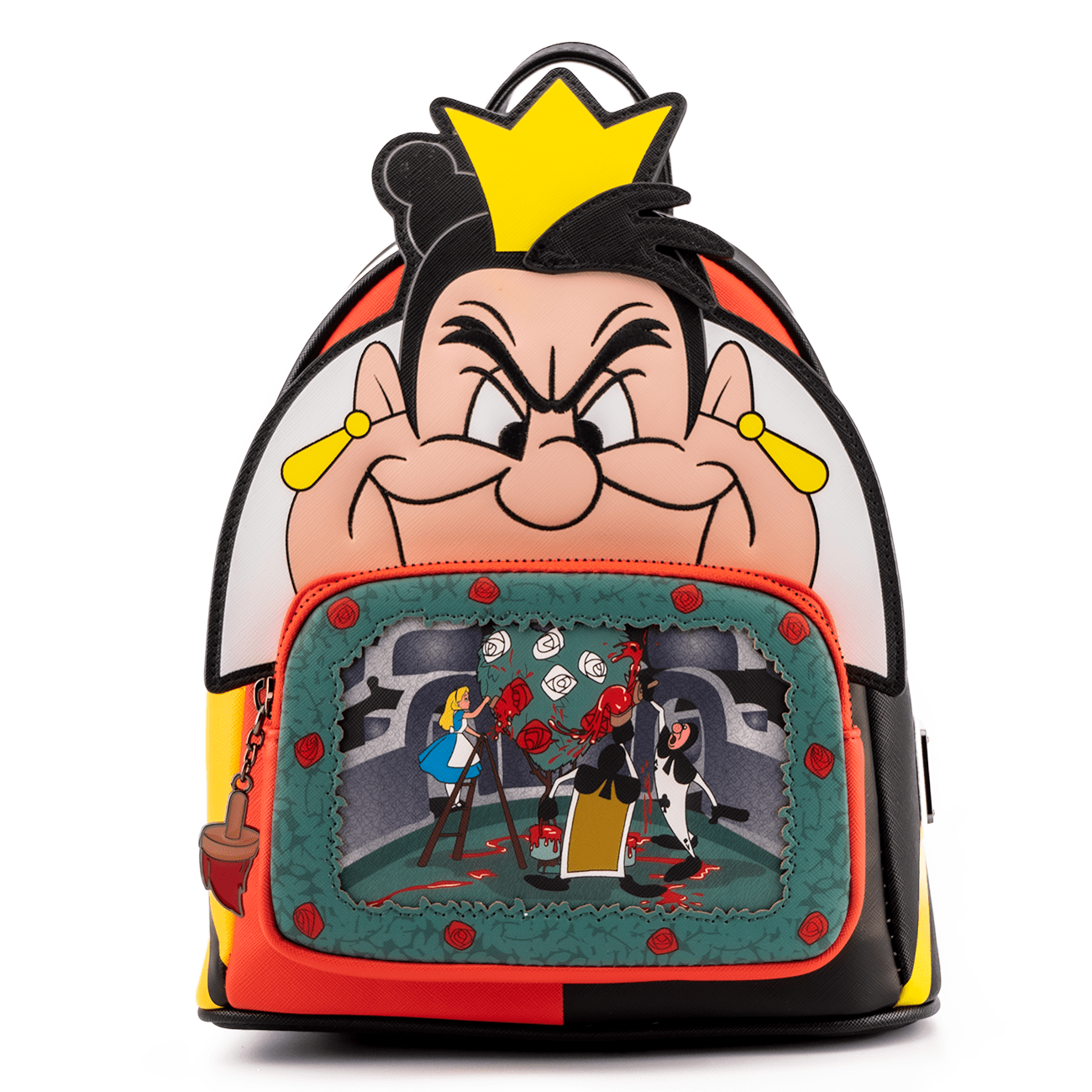 LOUNGEFLY DISNEY VILLAINS SCENE SERIES QUEEN OF HEARTS MINI NAHRBTNIK 671803400528