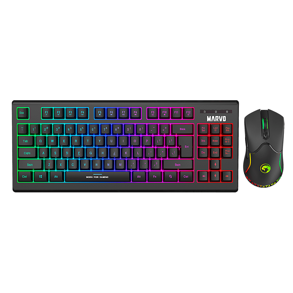 MARVO KW516 BREZŽIČNI GAMING COMBO SET (2in1) 6932391925614