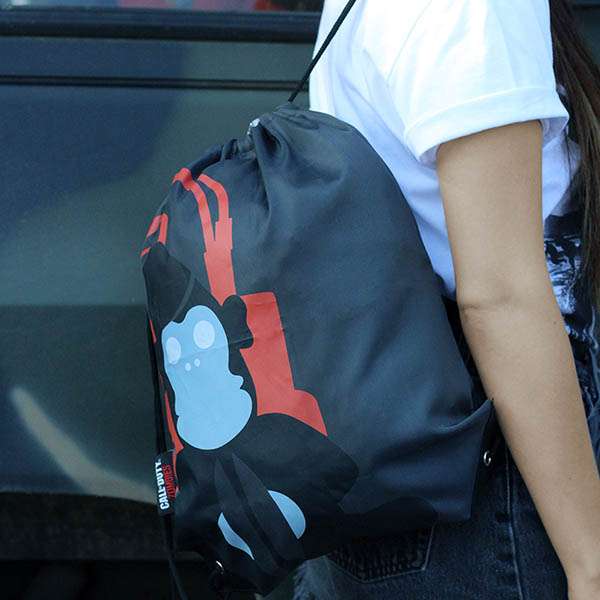 MERCHENDISE OFFICIAL CALL OF DUTY MONKEY BOMB DRAWSTRING BAG NUMSKULL 747180371574