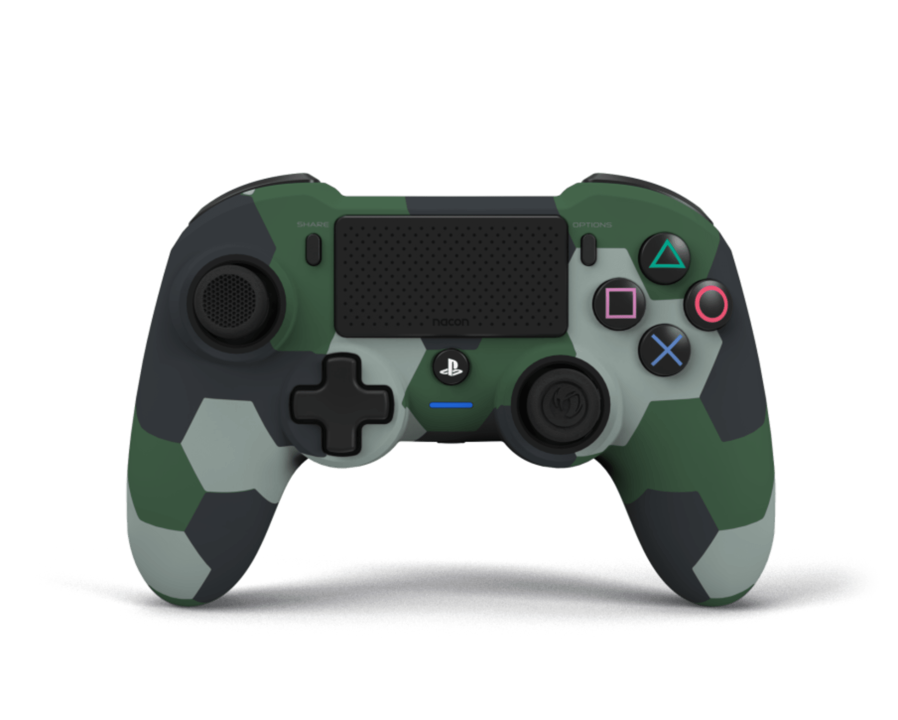 NACON PS4 ASYMMETRIC WIRELESS CONTROLLER GREEN CAMO IGRALNI PLOŠČEK 3665962010114