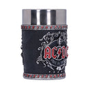 NEMESIS NOW ACDC BACK IN BLACK SHOT GLASS 8.5CM KOZARČEK ZA ŽGANJE 801269143022
