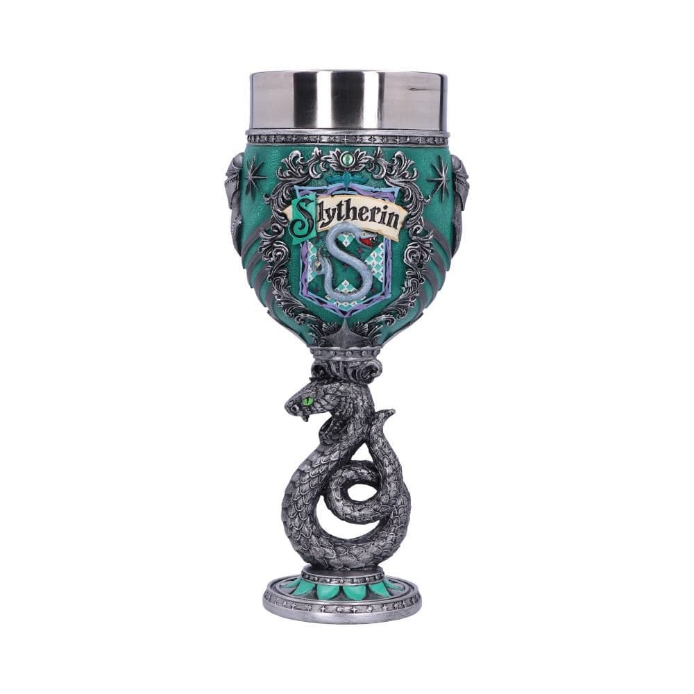 NEMESIS NOW HARRY POTTER SLYTHERIN COLLECTABLE GOBLET 19.5CM KELIH 801269143220