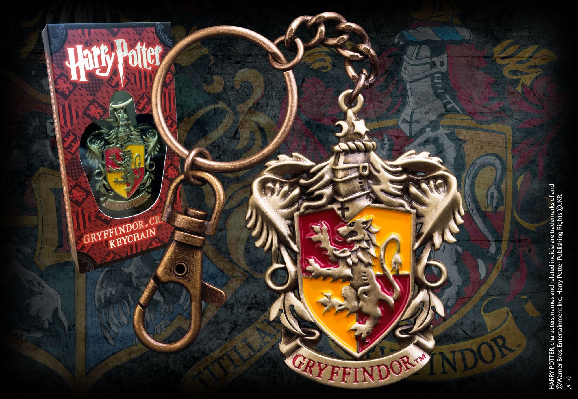 NOBLE COLLECTION - HARRY POTTER - GIFTS - GRYFFINDOR CREST OBESEK ZA KLJUČE 849421002466