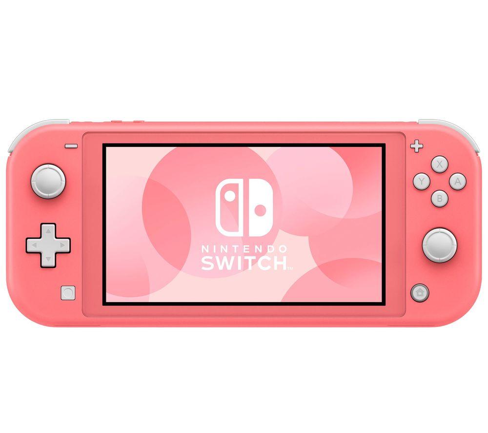 Prenosna konzola Nintendo Switch Lite Coral - roza barve 045496453176