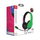 Slušalke PDP LVL40 Chat Stereo Headset za NINTENDO SWITCH roza zelene barve 708056068042
