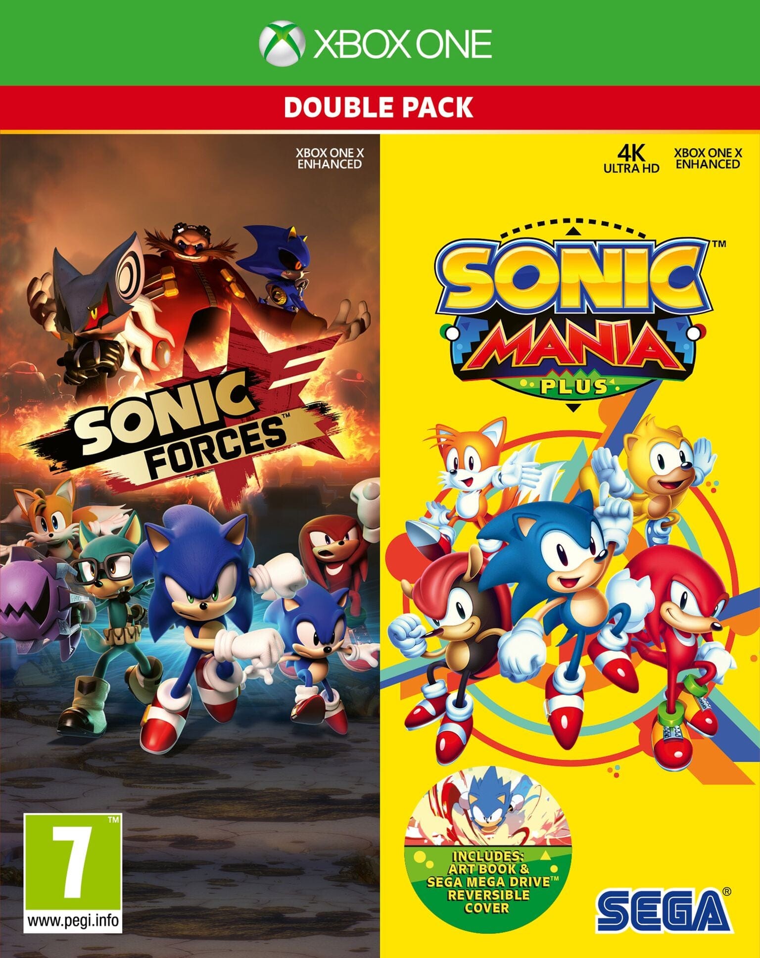 Sonic Mania Plus and Sonic Forces Double Pack (Xbox One) 5055277034932
