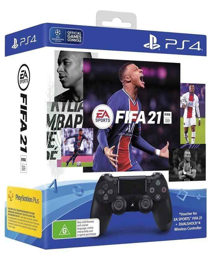Sony DualShock 4 kontroler + FIFA 21 (Playstation 4) 711719834427