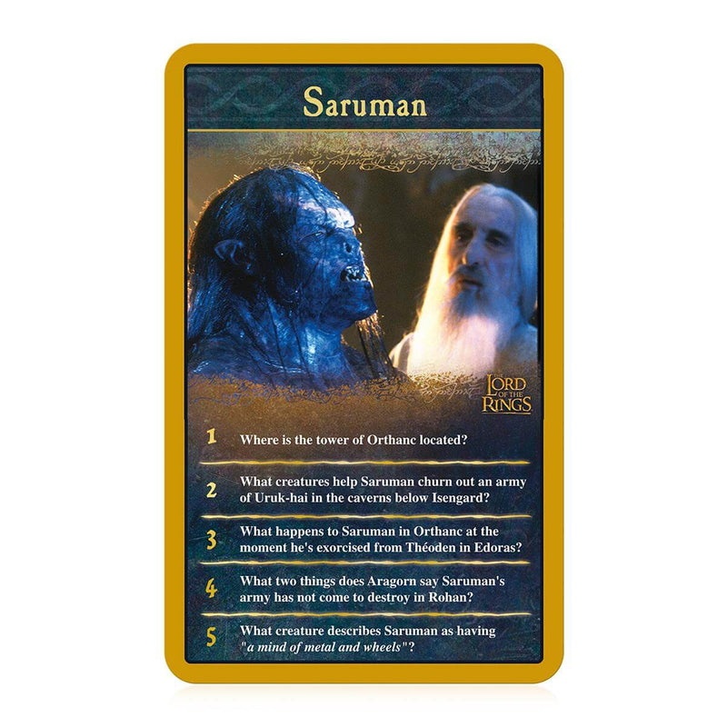 TOP TRUMPS - QUIZ - LORD OF THE RINGS NAMIZNA IGRA 5036905039659