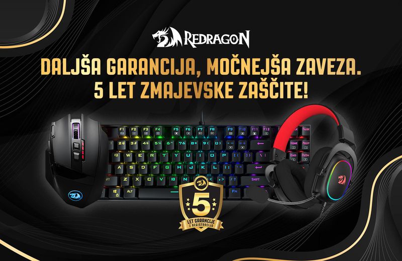 REDRAGON s kar 5 let garancije!
