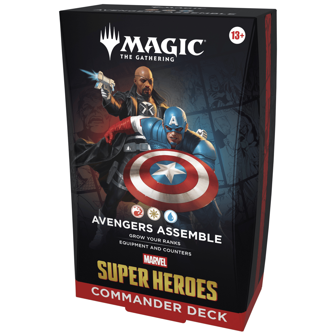 Magic: The Gathering: Marvel Super Heroes – Commander Deck Display (4 Decks)
