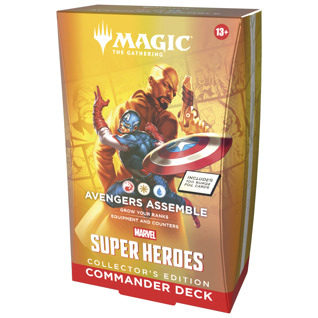 Magic: The Gathering: Marvel Super Heroes – Collector Deck Display (4 Decks)