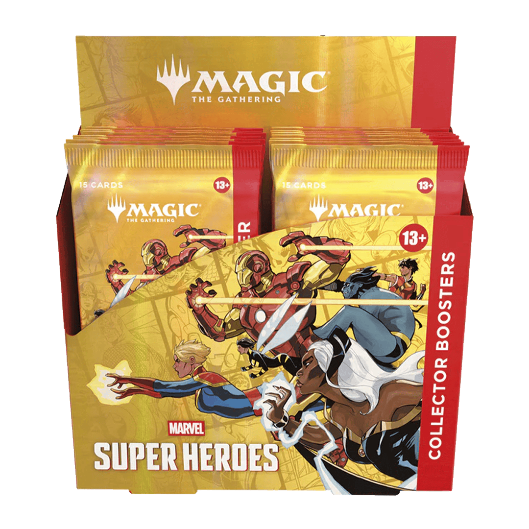 Magic: The Gathering: Marvel Super Heroes – Collector Booster Display