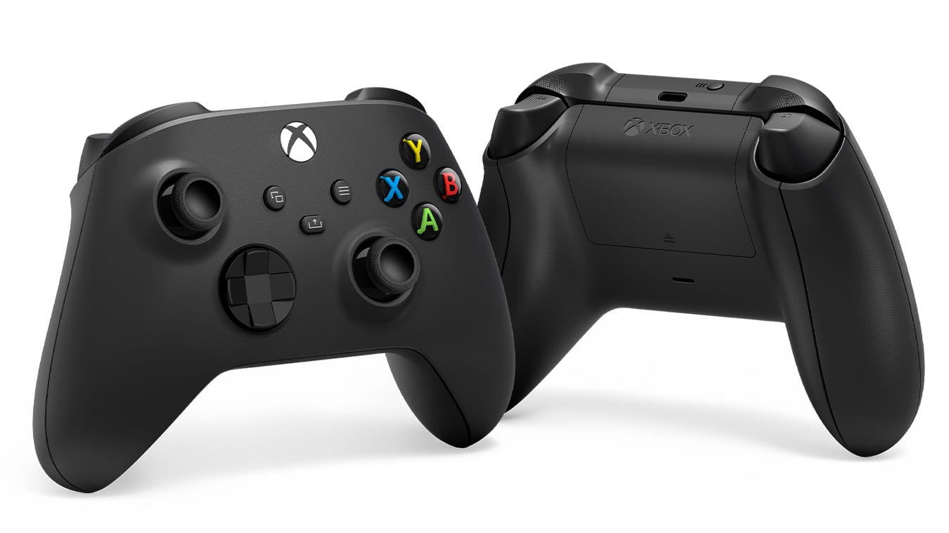 MICROSOFT XBOX BREZŽIČNI KONTROLER - CARBON BLACK - POŠKODOVANA EMBALAŽA