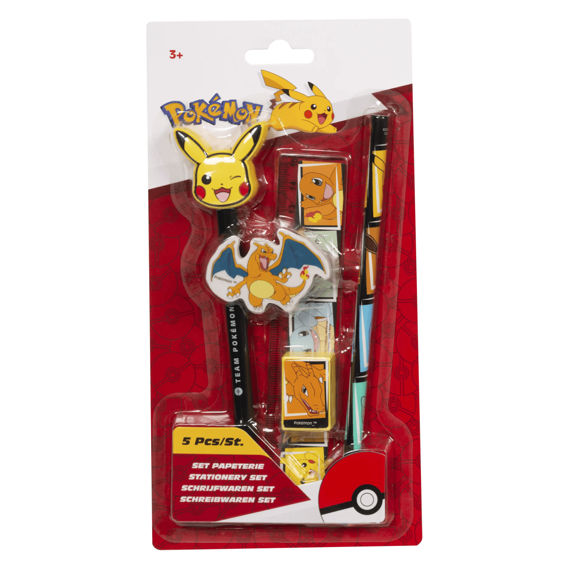 POKEMON - STATIONERY 5-delni pisalni set