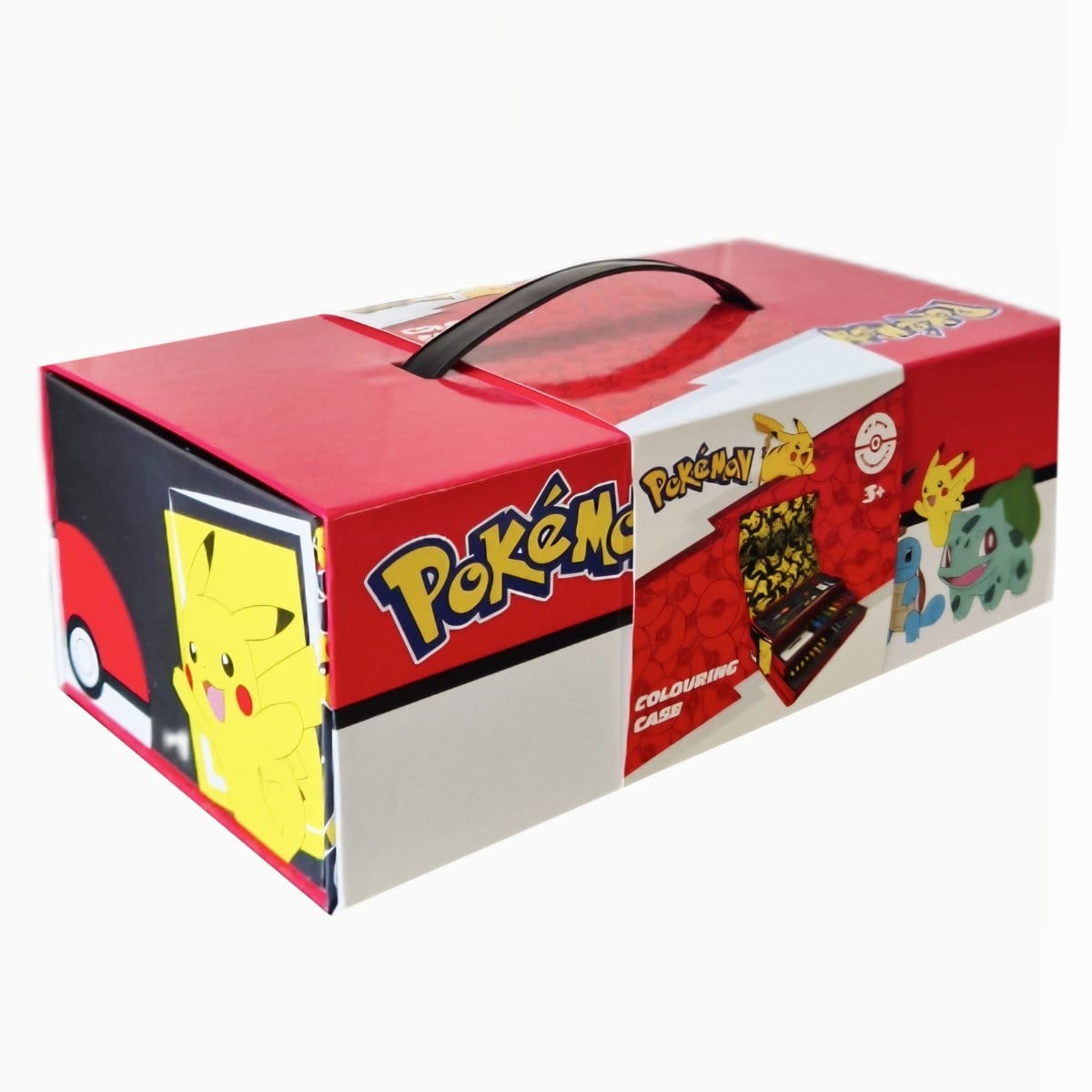 POKEMON - ustvarjalni kovček za risanje in barvanje – 52-delni
