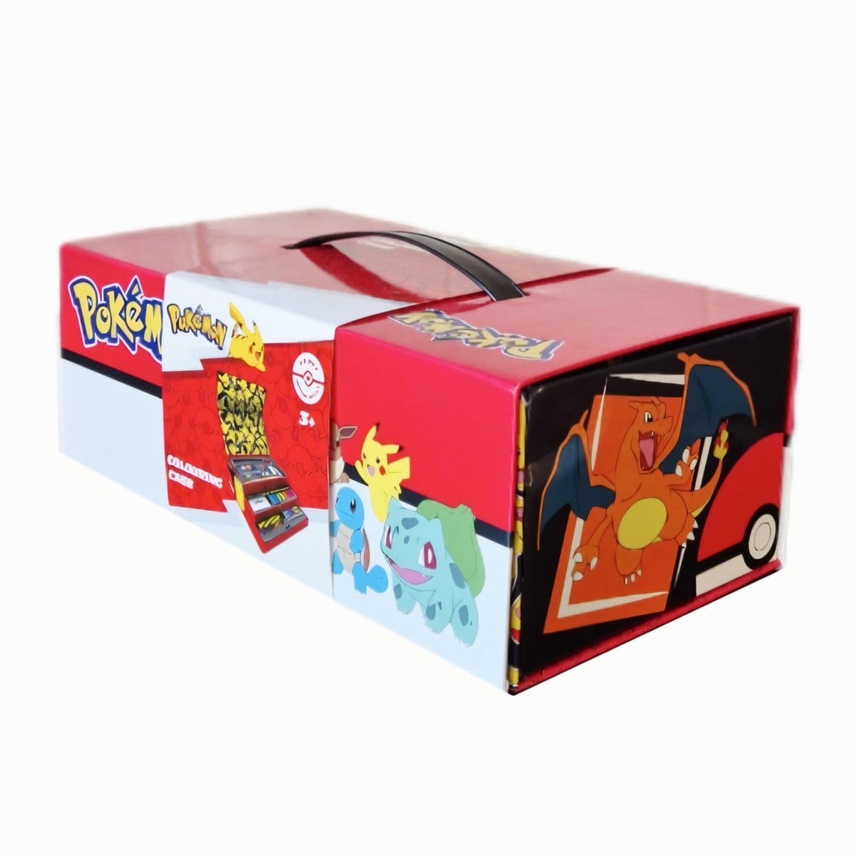 POKEMON - ustvarjalni kovček za risanje in barvanje – 52-delni