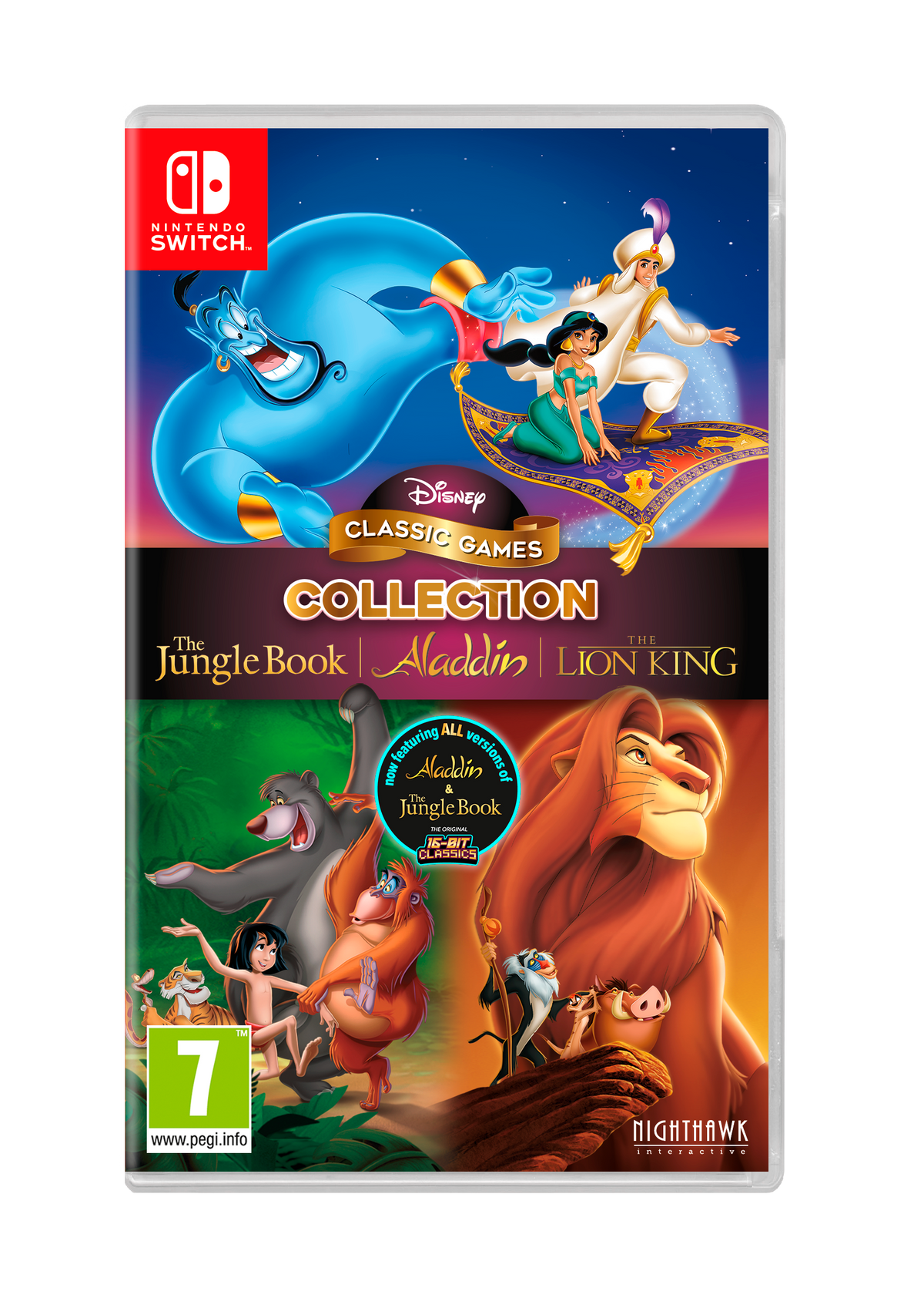 Disney Classic Games Collection: The Jungle Book, Aladdin, & The Lion King (Nintendo Switch)