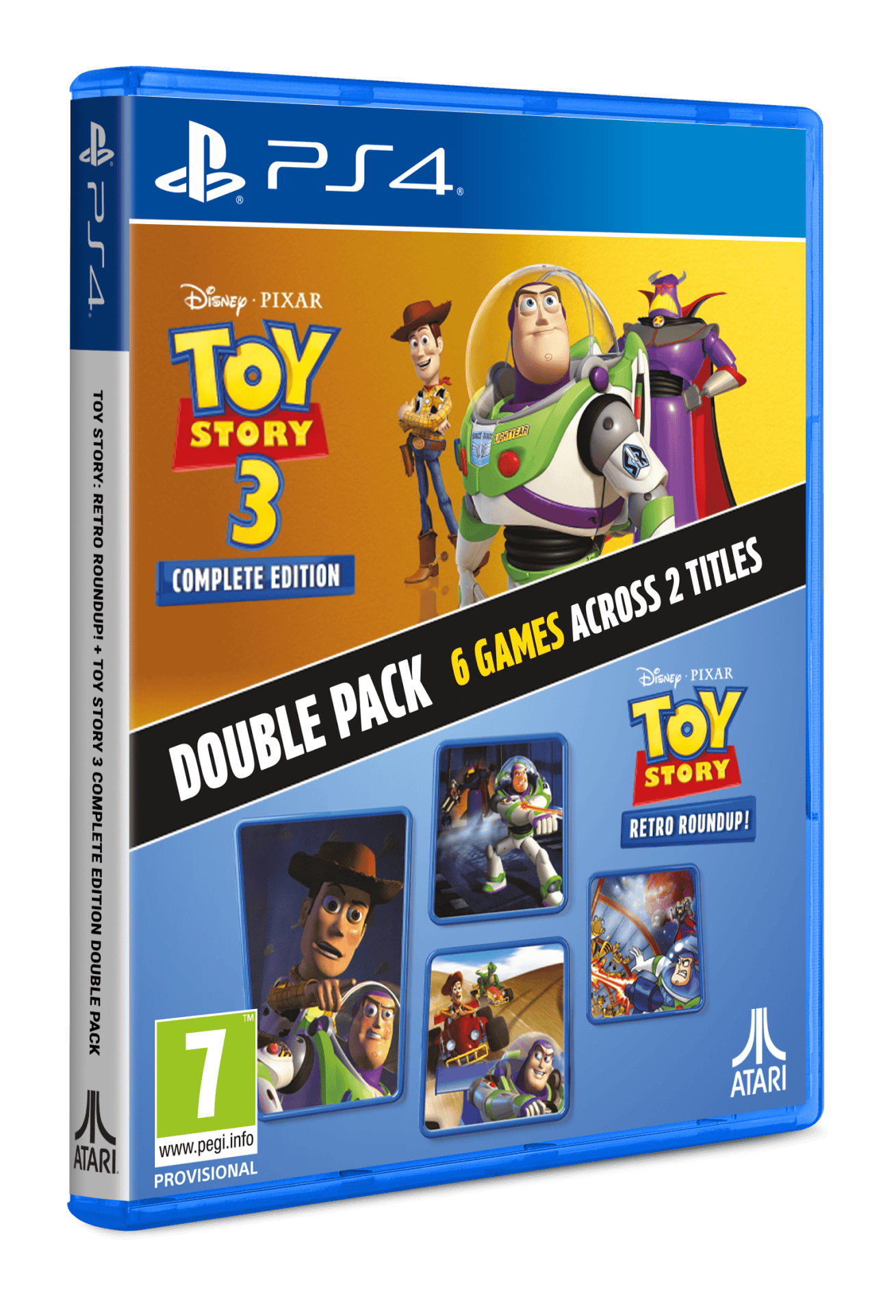 Toy Story: Retro Roundup! + Toy Story 3 Complete Edition Double Pack (Playstation 4)