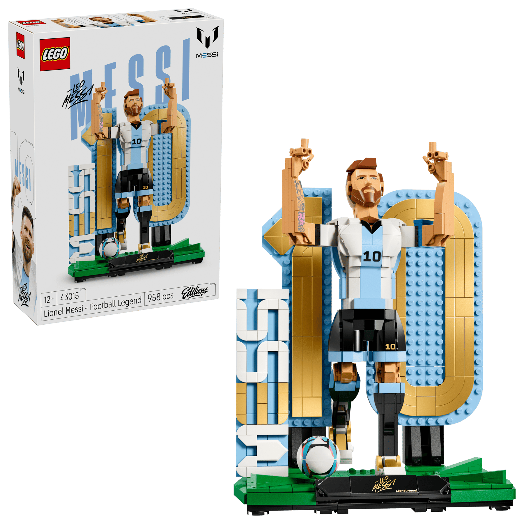 LEGO EDITIONS FOOTBALL - FOOTBALL LEGEND LIONEL MESSI #43015