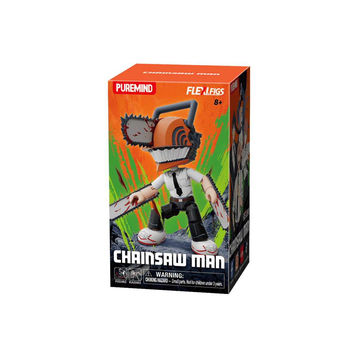 PUREMIND: CHAINSAW MAN - FLEXI FIGS DEMON HUNTER SQUAD (ASSORTED)