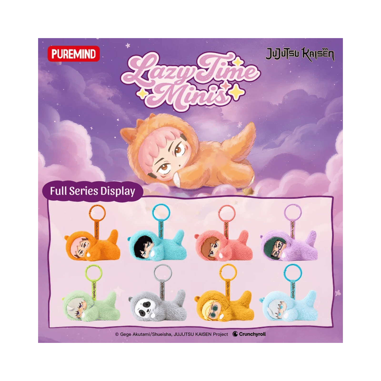 PUREMIND: JUJUTSU KAISEN - LAZY TIME MINIS (ASSORTED)