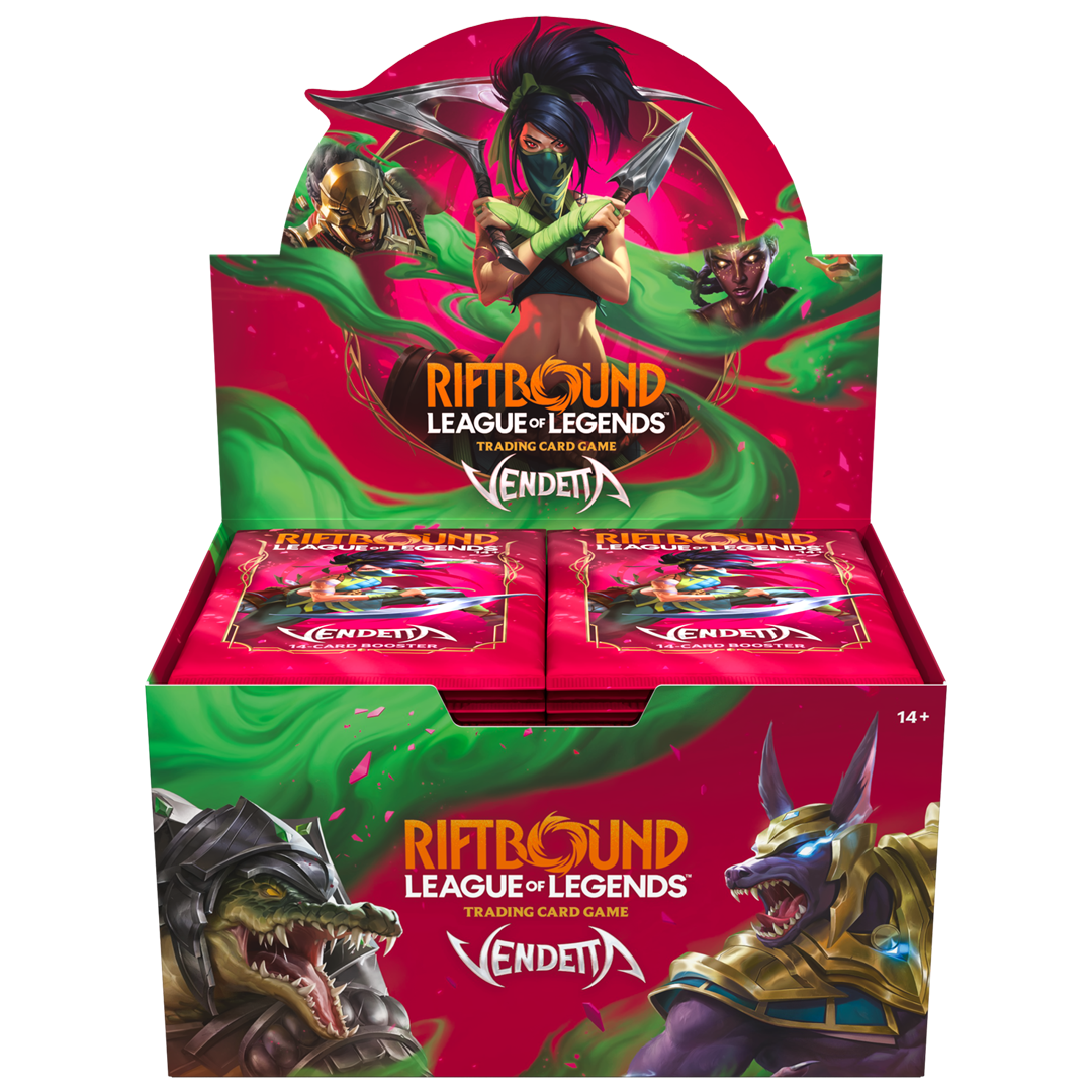 Riftbound: League of Legends TCG – Vendetta Booster Display (24 Boosters)