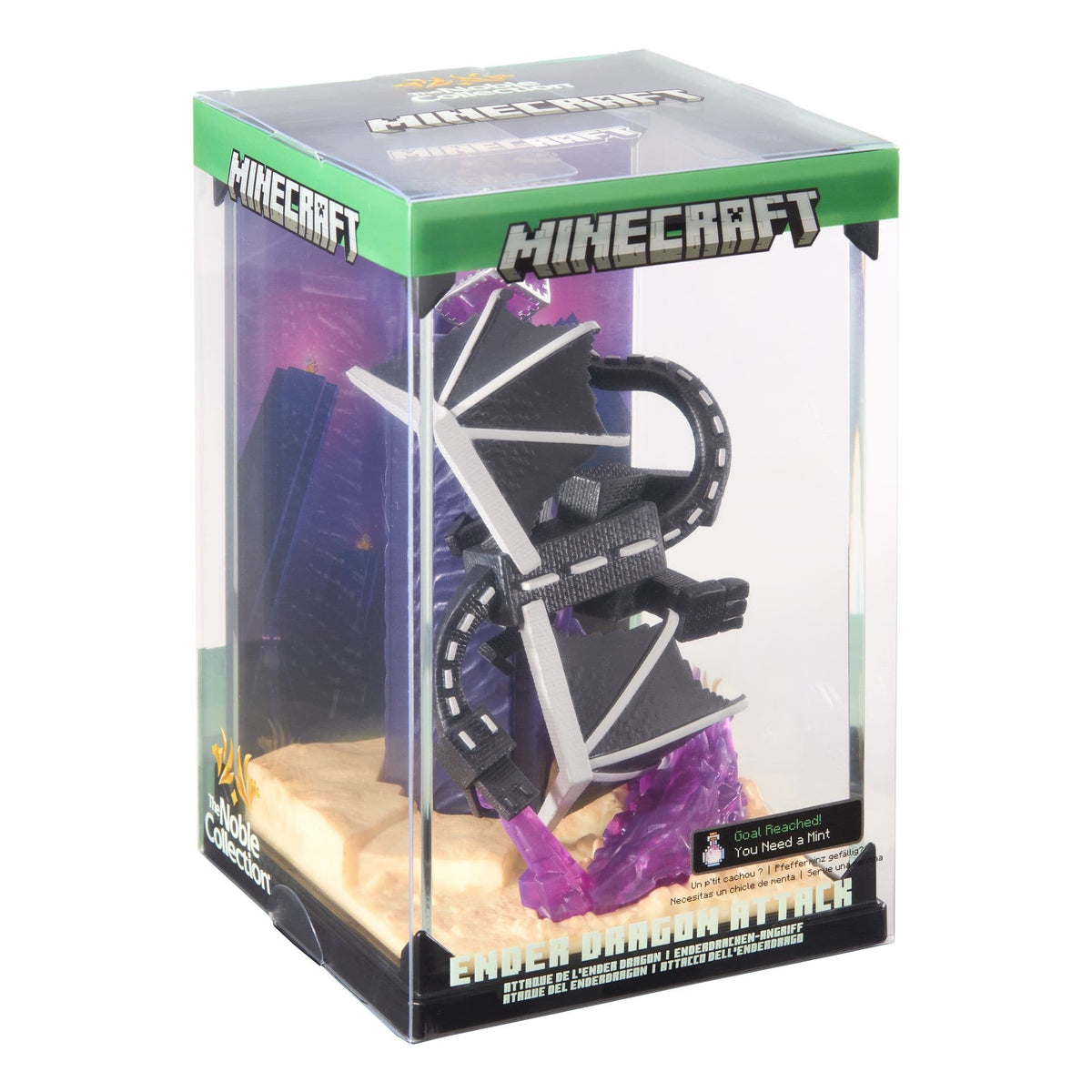 NOBLE COLLECTION - MINECRAFT - ENDER DRAGON DIORAMA