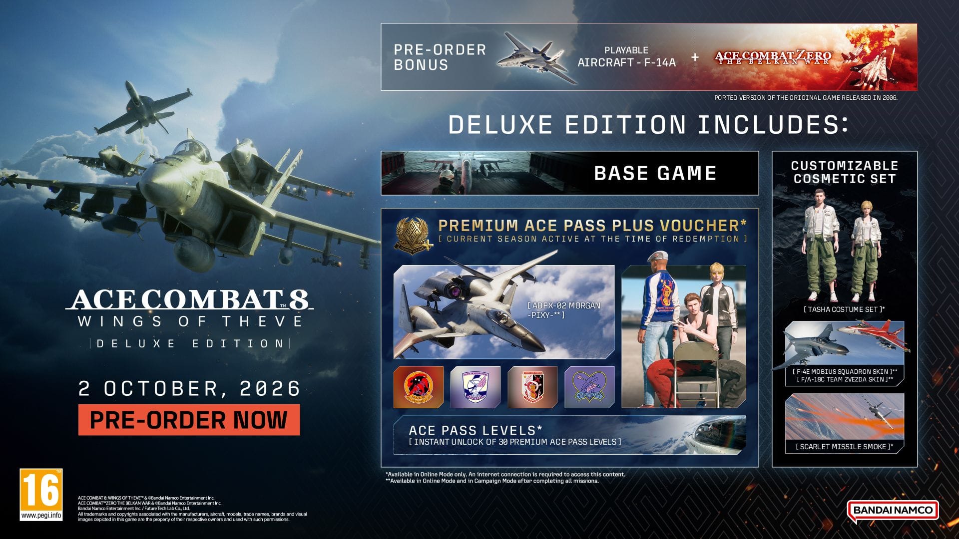 Ace Combat 8: Wings Of Theve - Deluxe Edition (PC) 3391892042139