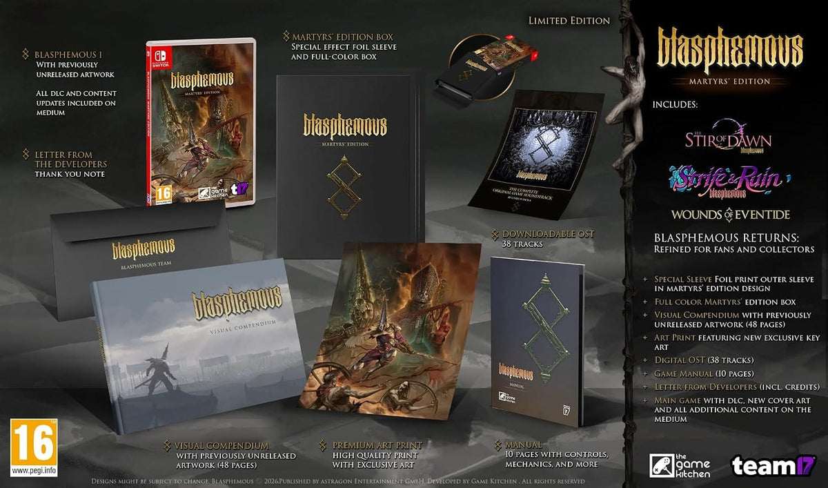 Blasphemous: Martyr's Edition (Nintendo Switch) 4041417862122