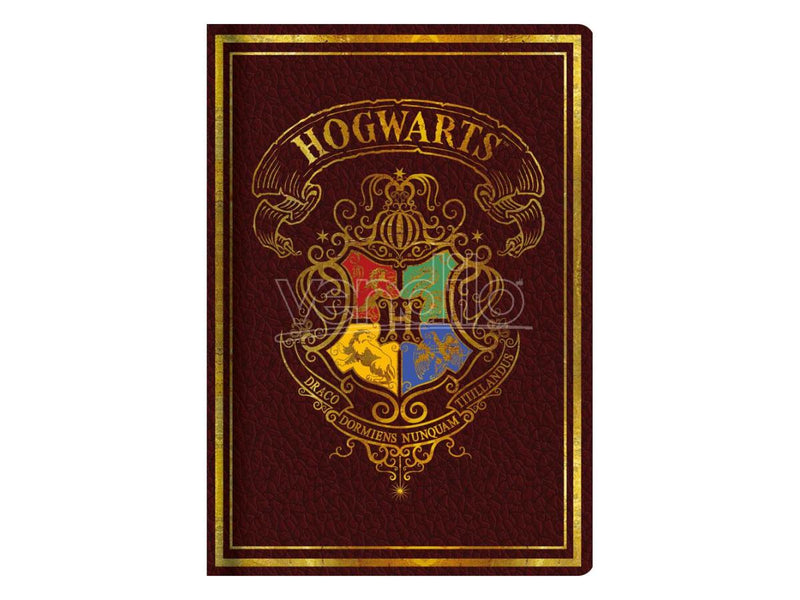 BLUE SKY HARRY POTTER A5 CASEBOUND BELEŽKA - RDEČA - COLOURFUL CREST 5056563712572