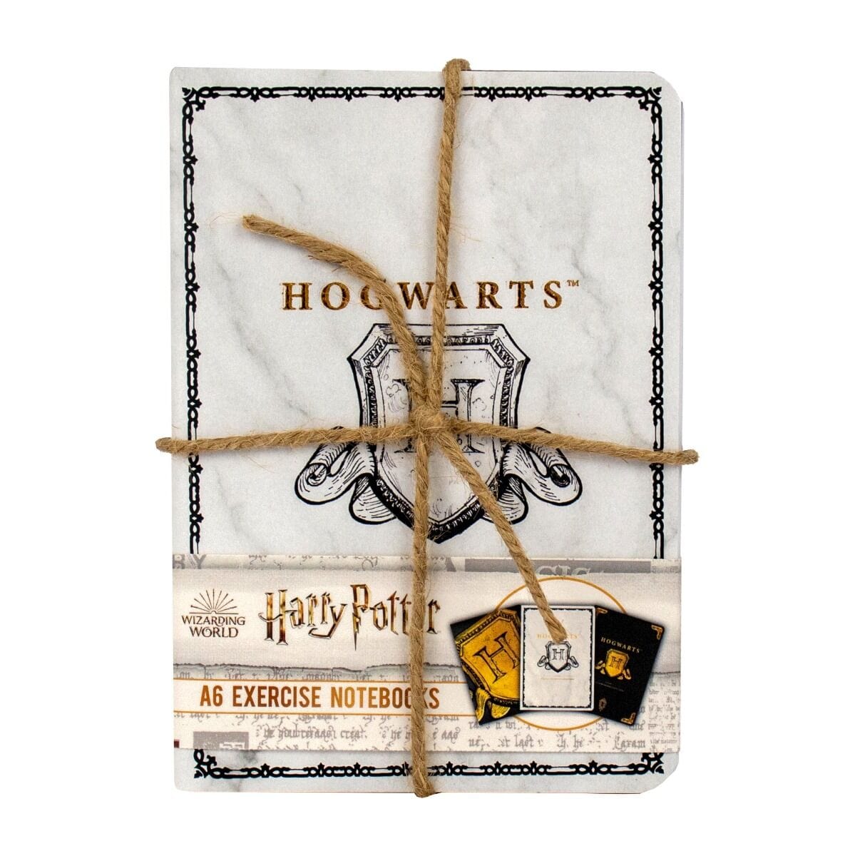 BLUE SKY HARRY POTTER A6 NOTEBOOKS 3PK - HOGWARTS SHIELD BELEŽNICE set 3 5060718148444