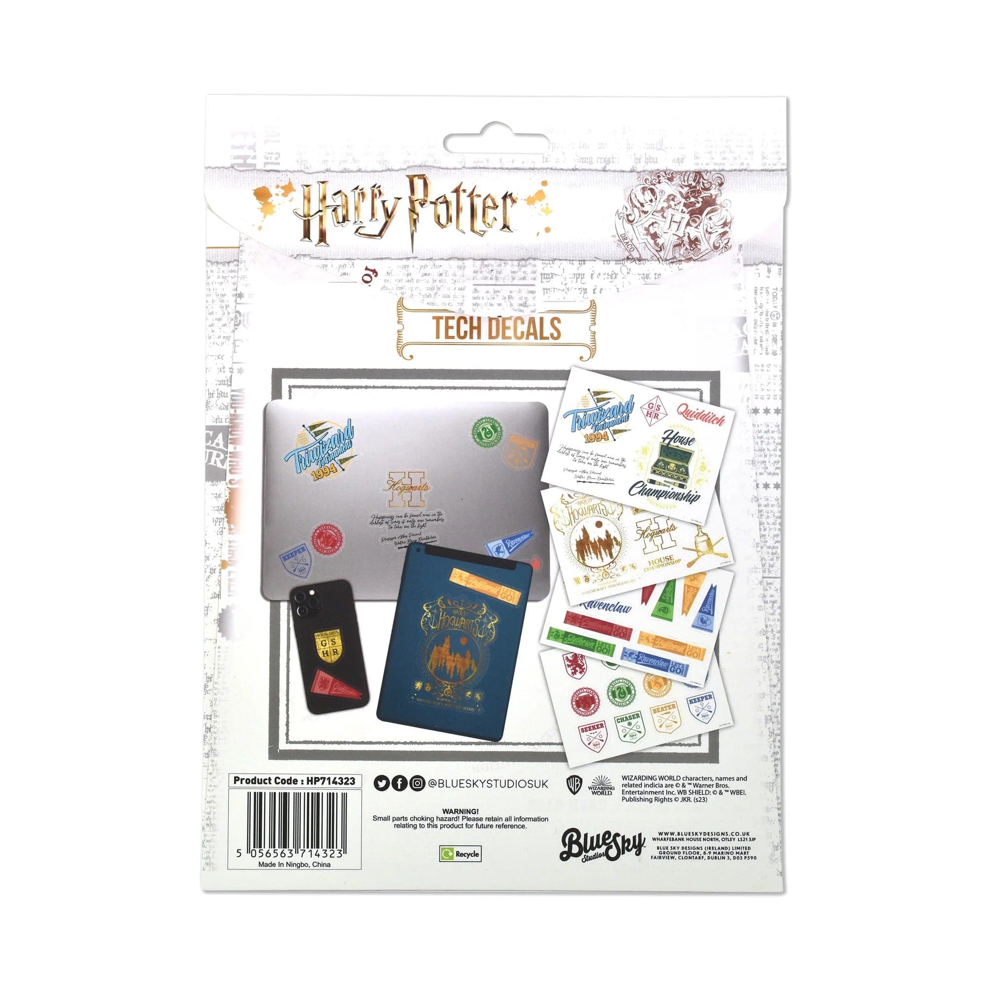 BLUE SKY HARRY POTTER GADGET NALEPKE 5056563714323