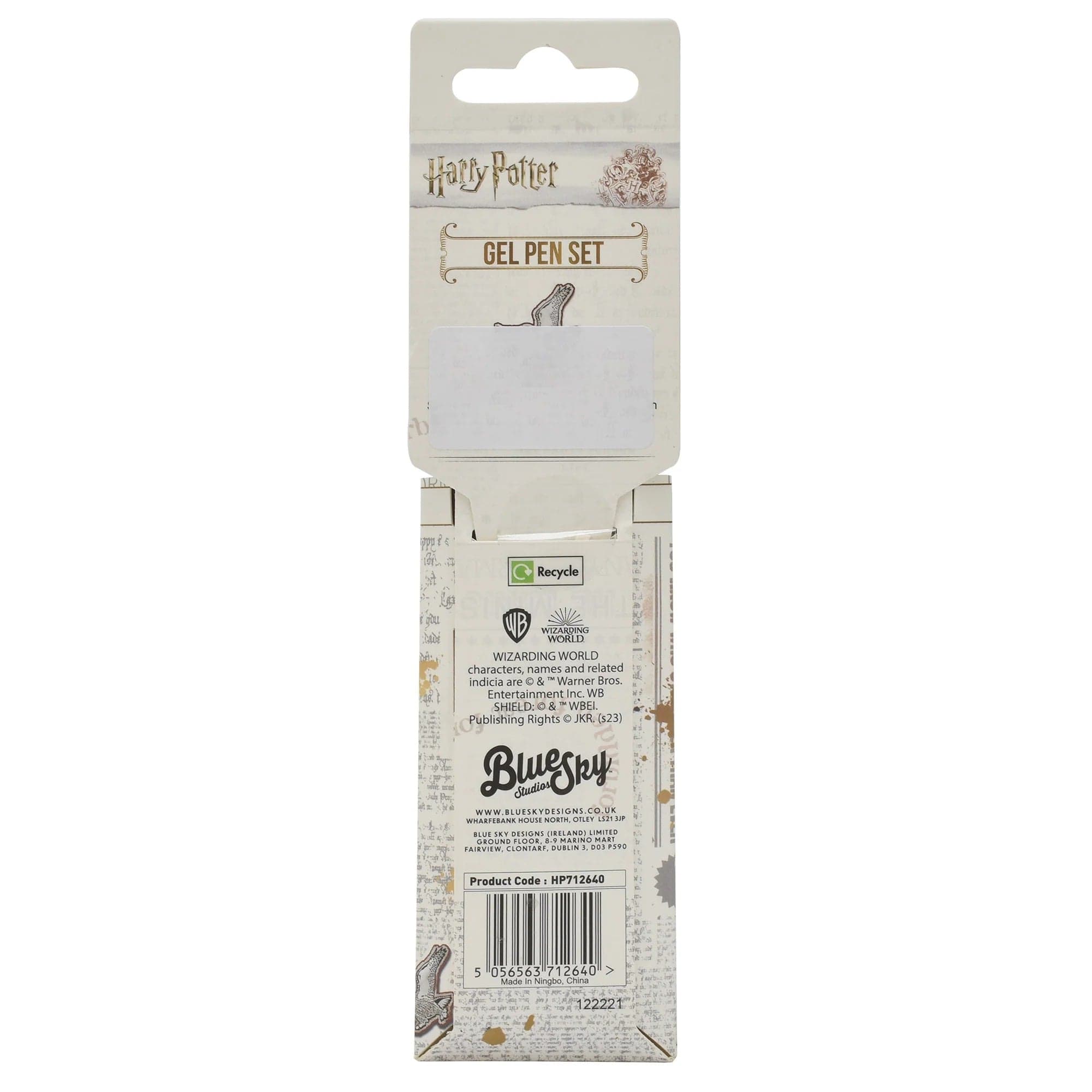 BLUE SKY HARRY POTTER GEL PISALA - COLOURFUL CREST 5056563712640