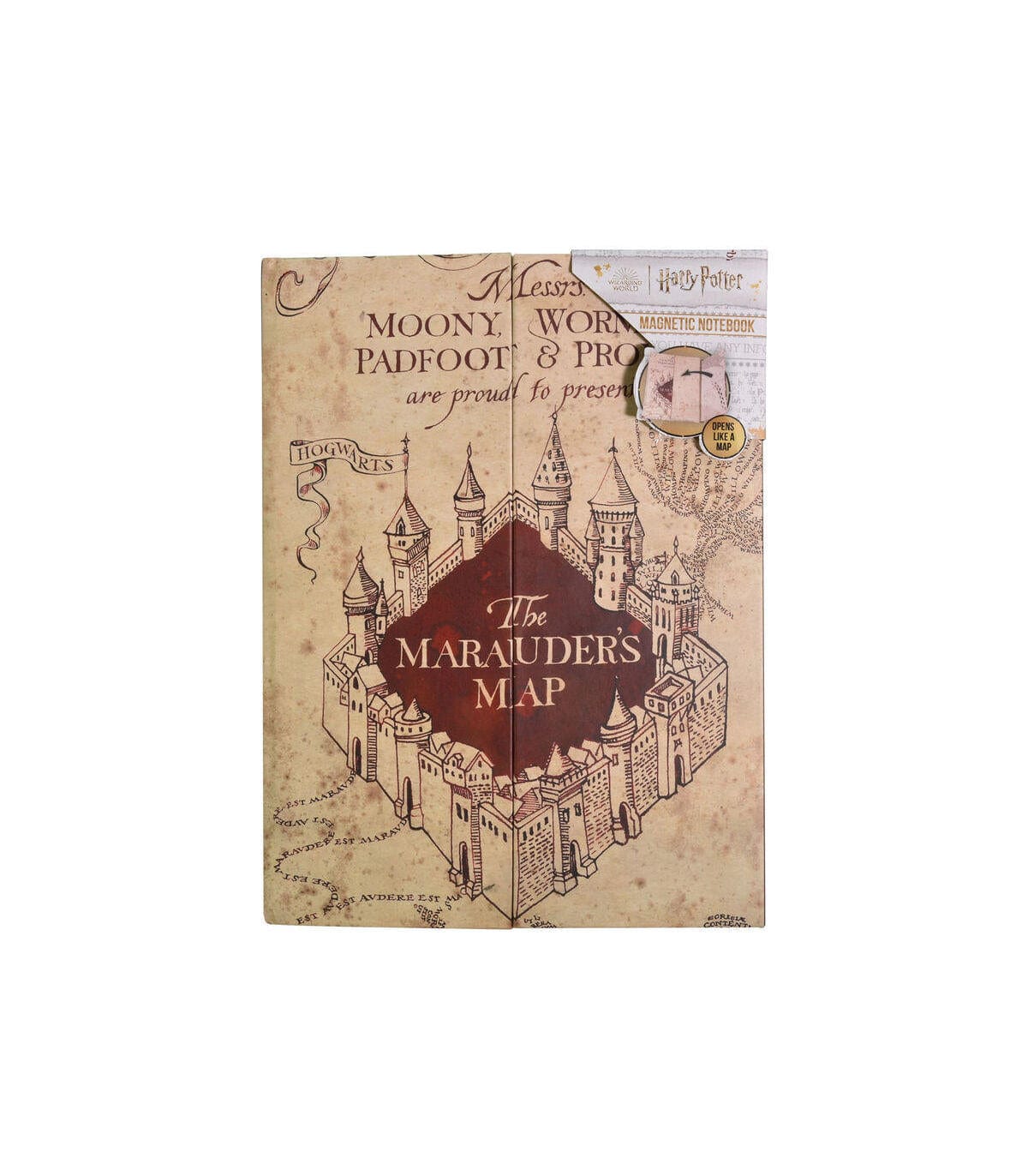 BLUE SKY HARRY POTTER MARAUDERS MAP A5 BELEŽNICA 5056563713456