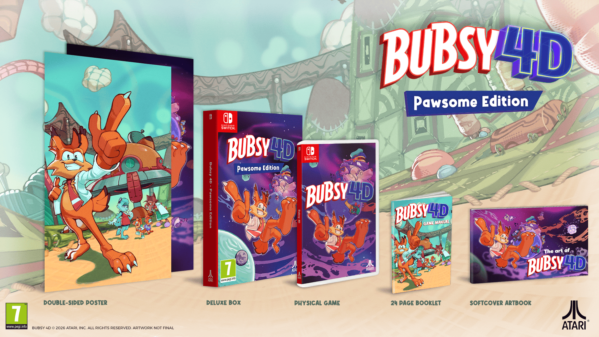 Bubsy 4D - Pawsome Edition (Nintendo Switch) 5056635622983