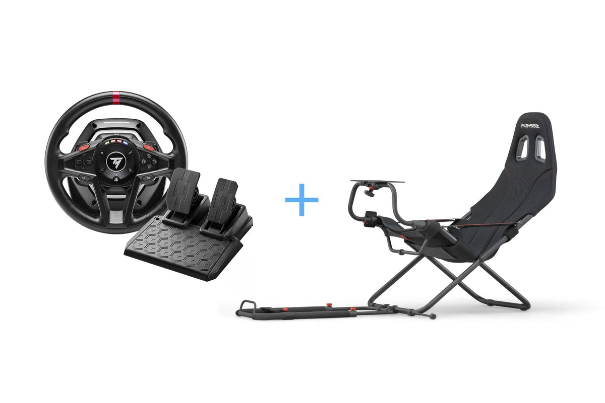 BUNDLE - THRUSTMASTER T128-P PS4/PS5/PC + PLAYSEAT CHALLENGE 9997496870013