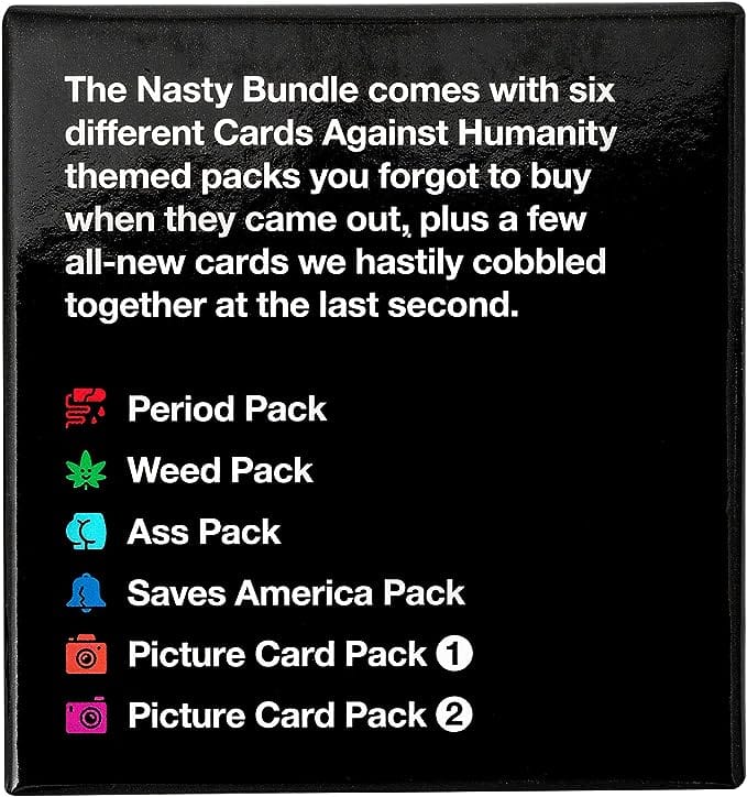 Cards Against Humanity Nasty Bundle - zabavne igralne karte 817246020705