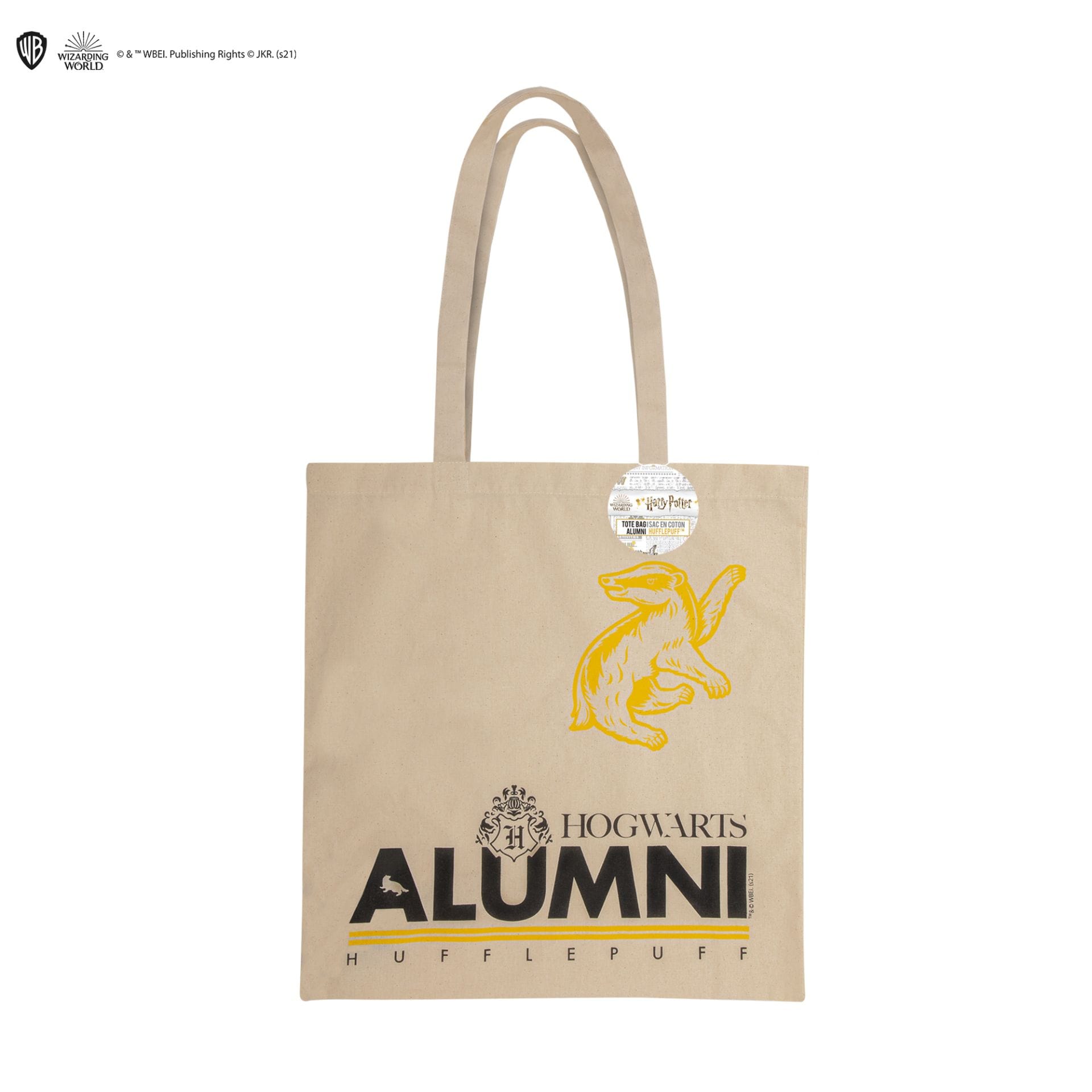 CINEREPLICAS: HARRY POTTER  - TOTE BAG - ALUMNI HUFFLEPUFF 4895205604476