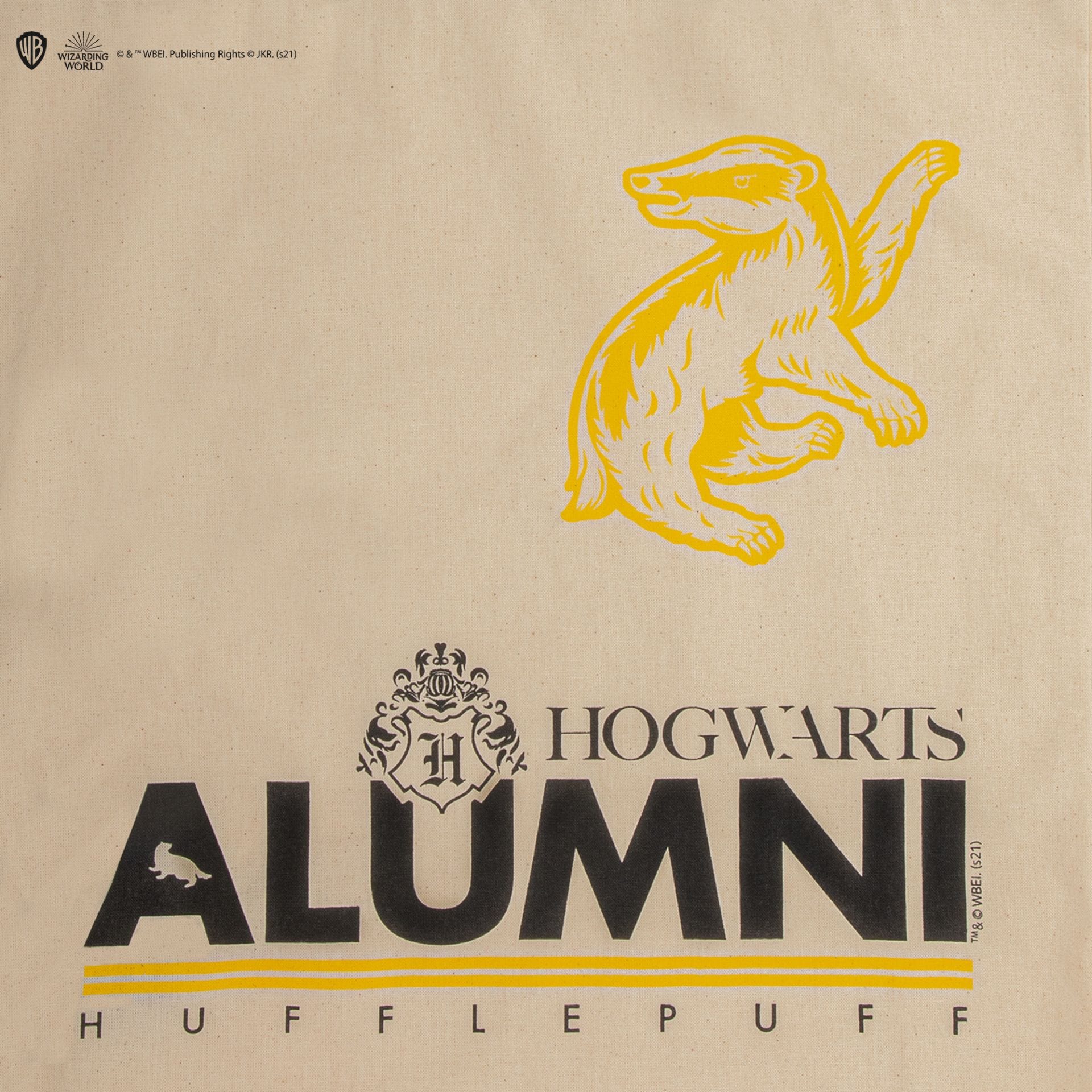 CINEREPLICAS: HARRY POTTER  - TOTE BAG - ALUMNI HUFFLEPUFF 4895205604476