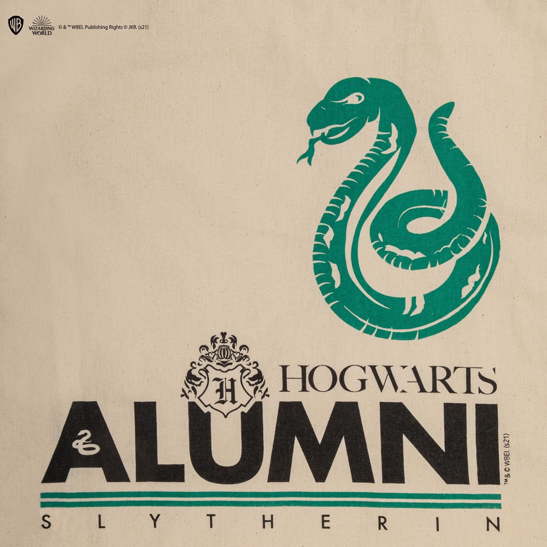 CINEREPLICAS: HARRY POTTER  - TOTE BAG - ALUMNI SLYTHERIN 4895205604452