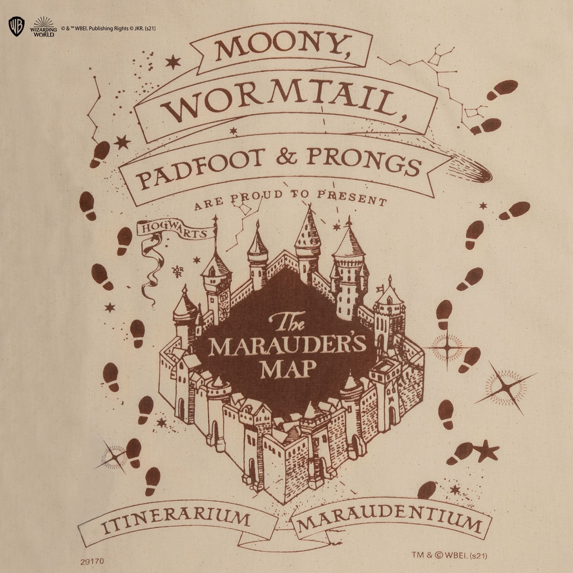 CINEREPLICAS: HARRY POTTER  - TOTE BAG - MARAUDER MAP 4895205604490