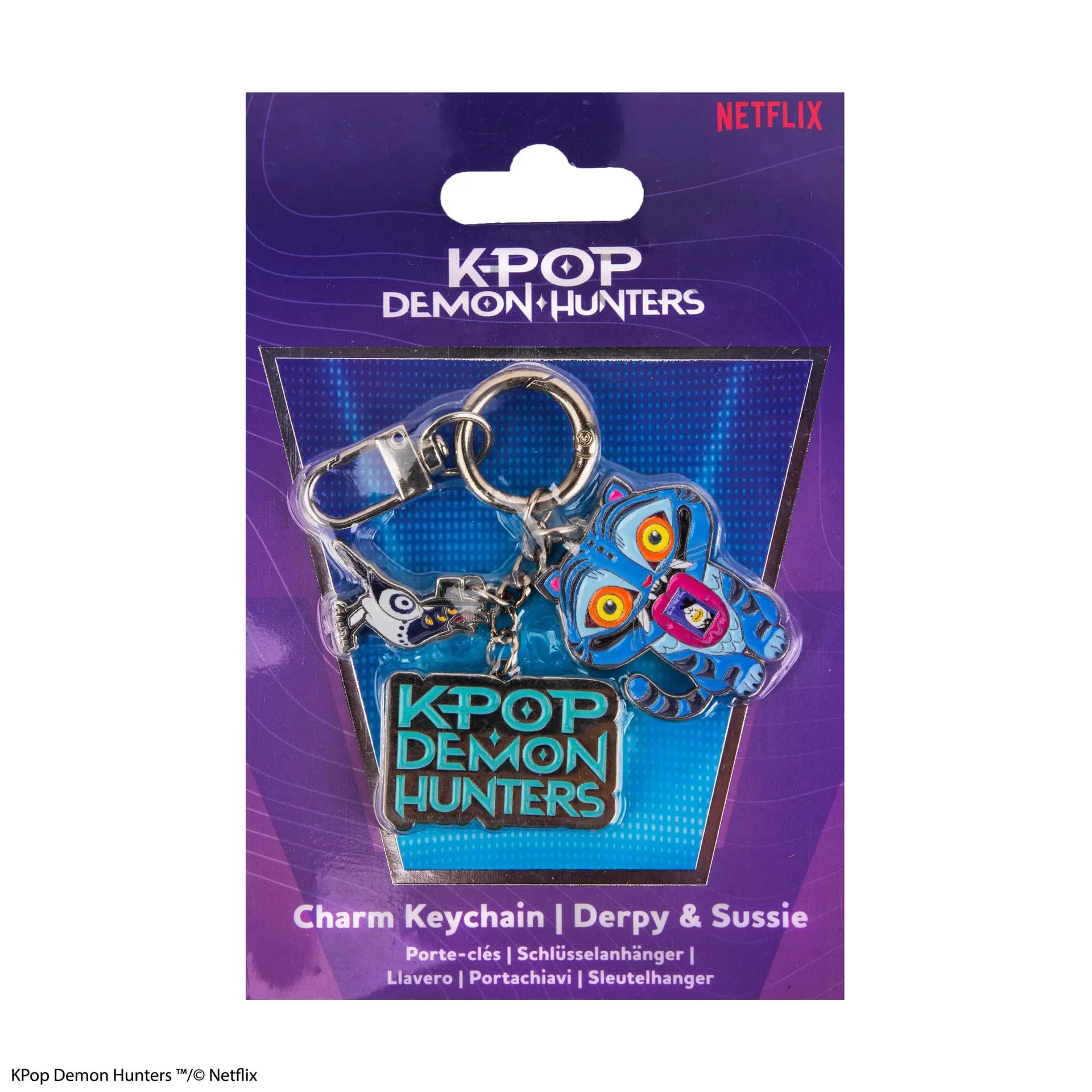 CINEREPLICAS: KPOP DEMON HUNTERS - CHARM KEYCHAIN - DERPY & SUSSIE obesek 4895205625631