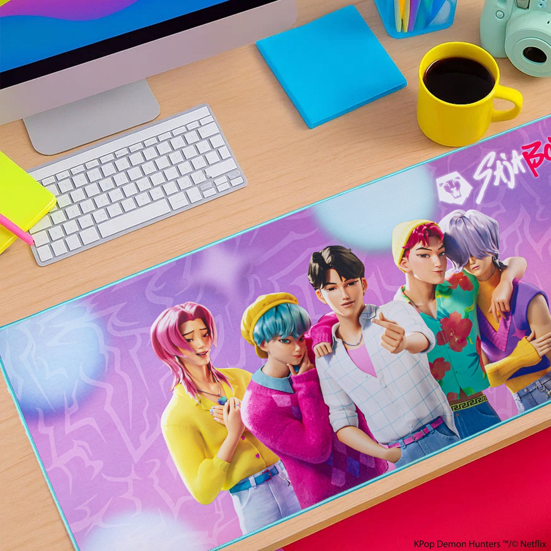 CINEREPLICAS: KPOP DEMON HUNTERS - DESK MAT XL - SAJA BOYS podloga 4895205624832