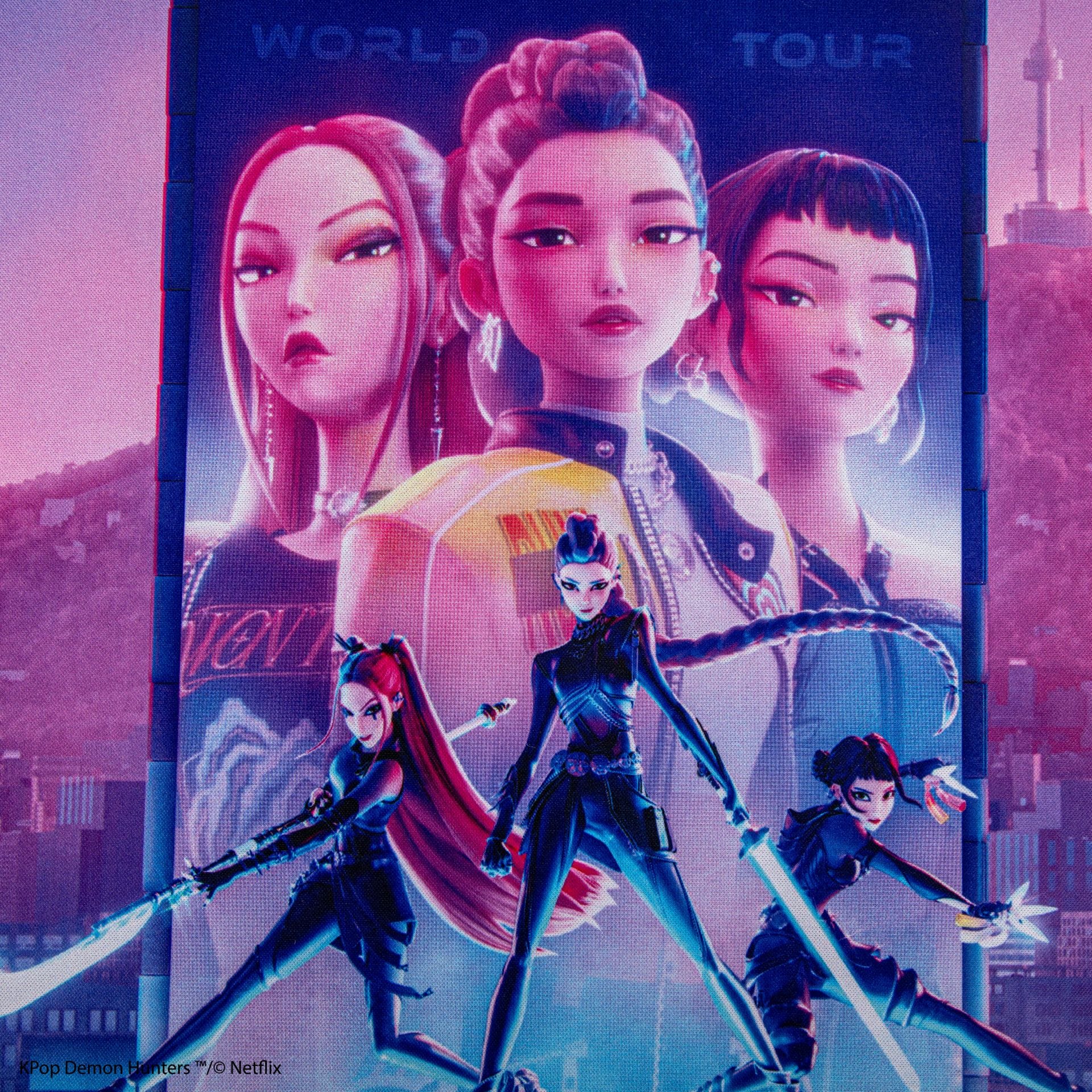 CINEREPLICAS: KPOP DEMON HUNTERS - DESK MAT XL - TAKEDOWN podloga 4895205624825