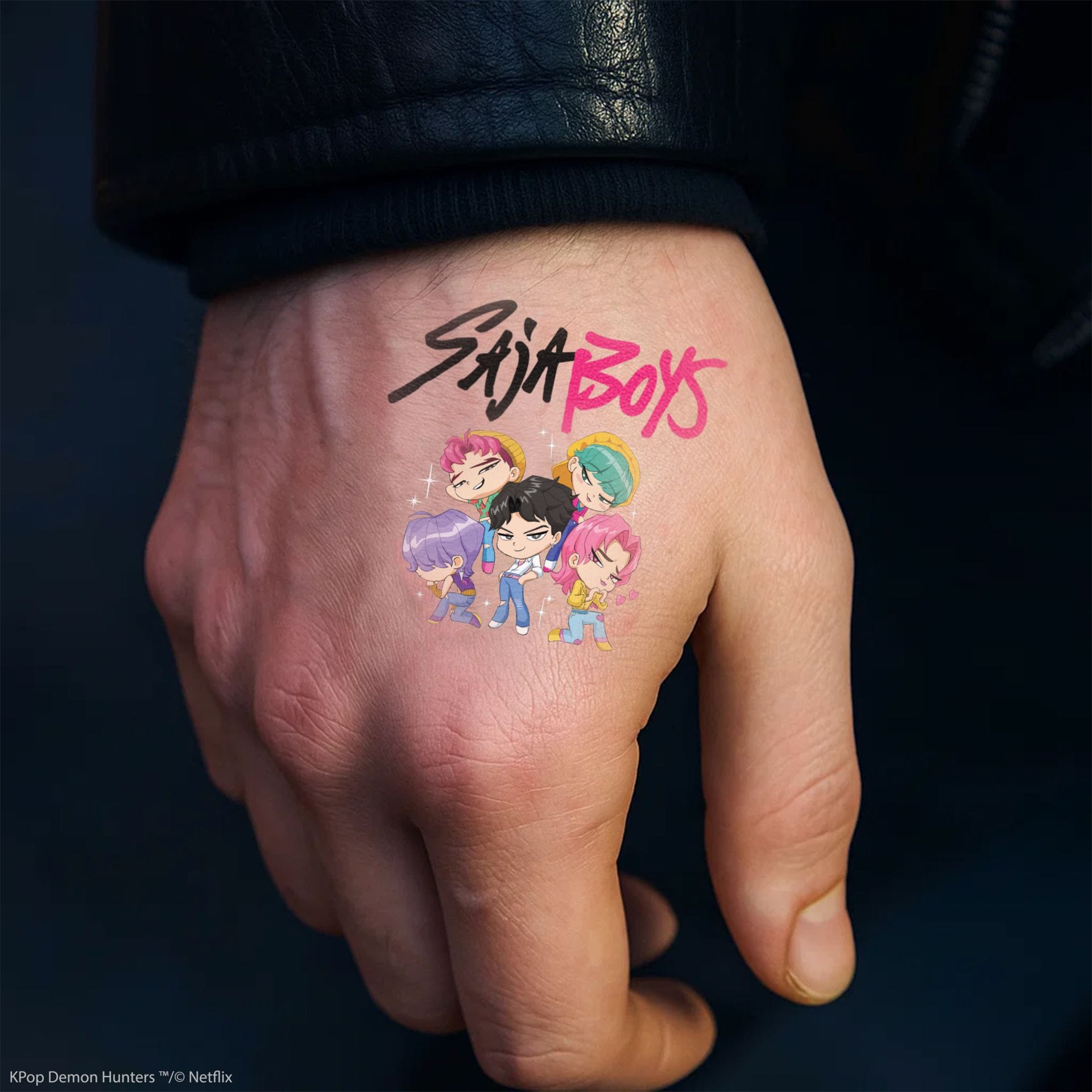CINEREPLICAS: KPOP DEMON HUNTERS - KPOP DEMON HUNTERS tattoo nalepka 4895205624856