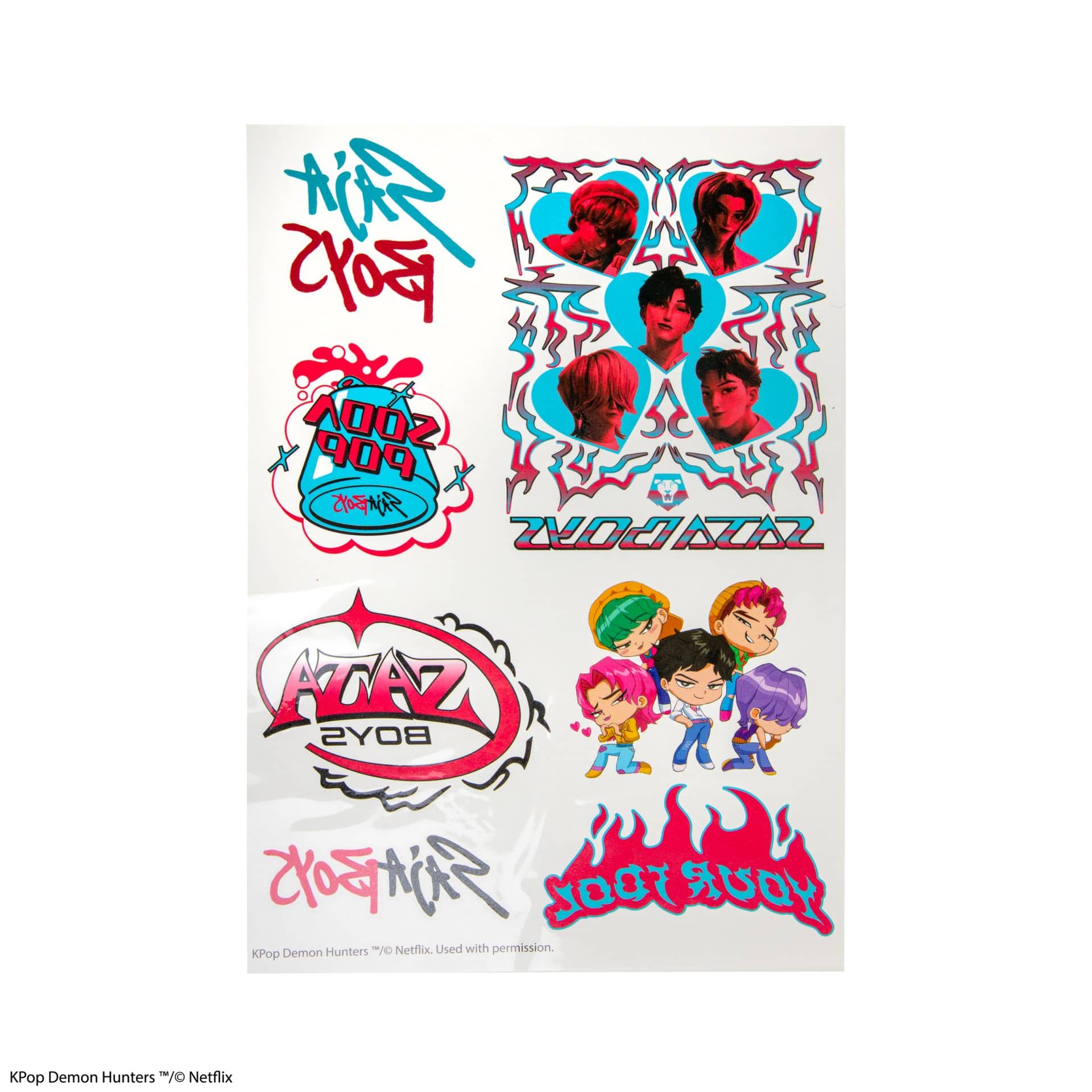 CINEREPLICAS: KPOP DEMON HUNTERS - KPOP DEMON HUNTERS tattoo nalepka 4895205624856